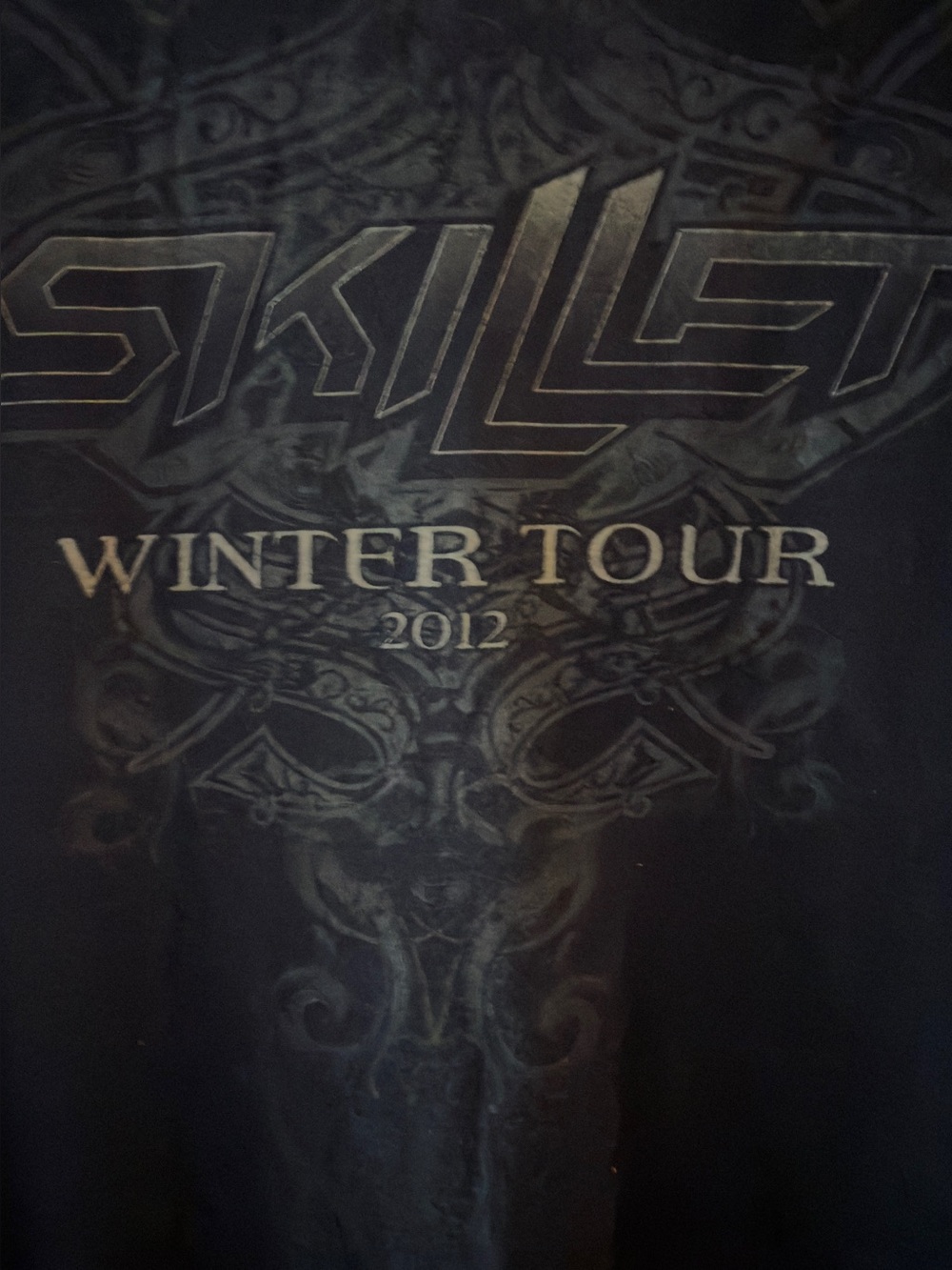 SKILLET 2012 Winter Tour official Concert Tee shirt - Black L